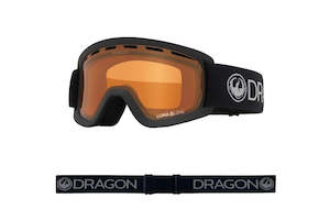 Dragon Lil D Foam+ Fit Charcoal Goggle w/ LL Amber Lens