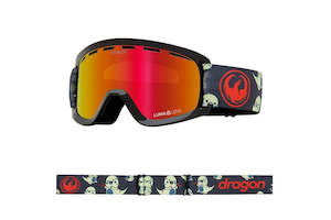 Youth Goggles: Dragon Lil D Foam+ Fit Lil Kaiju Goggle w/ LL Red Ion Lens