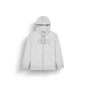 Hoodies: Picture Basement Flock Zip Men's Hoodie - Grey Melange