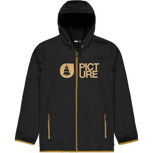 Picture Park Zip Tech Men's Hoodie - Black