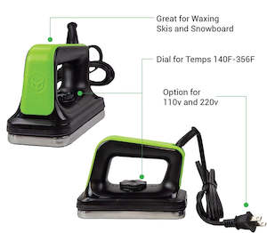 Winter Tuning Accessories: Demon Slide Wax Iron Black/Green