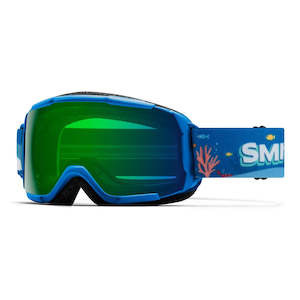 Smith Grom Cobalt Shark Bait Goggle w/ ChromaPop Everyday Green Mirror