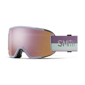 Smith Squad S Lunar Fog Split Goggle w/ ChromaPop Everyday Rose Gold Mirror & Clear