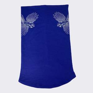 Opus Fresh Unisex Merino Neckwarmer - Adult - Snowflake - Sapphire
