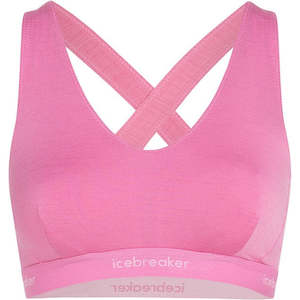 Icebreaker Cool-Lite Sprite Racerback Bra - Pop