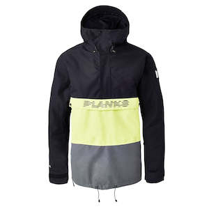 Planks Outwear: PLANKS Happy Days Anorak Men's Snow Jacket Fluoro Lime