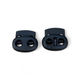 K2 ski boot inner lace toggle - black