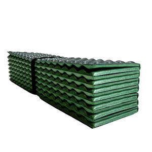 Domex Foam Folding Sleeping Base Mat - Dark Silver/Green