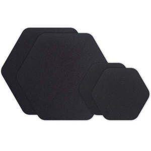 Gear Aid Tenacious Tape Repair Hex Patches - Black