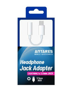Electrical Goods: Antares headphone Jack Adapter - Lightning to 3.5mm Jack