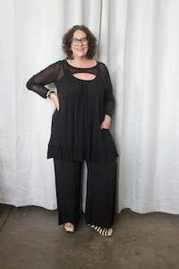Products: TCD Baby Doll Top - Black