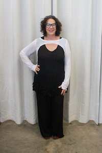 Products: TCD Dihlia Top - White Mesh