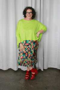 Products: TCD Lockdown Crop - Neon Green Merino