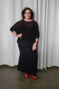 Leia Dress And Lockdown Crop: TCD Lockdown Crop - Black Mesh