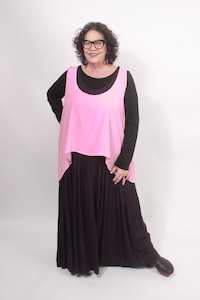 TCD Crop Athena Tunic - Pastel Pink