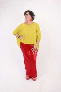 Leia Dress And Lockdown Crop: TCD Lockdown Crop -  Mustard Mesh