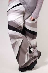Chop Chop Collection: TCD Suzie High waisted Wide Leg Pants - Grey Scape (LUCK LAST SIZE - 5 = 24)