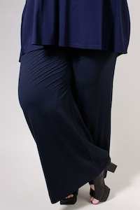 Georgie Shirt Fb: TCD Suzie High waisted Wide Leg Pants - Navy (LUCKY LAST SIZE - 0 = 14)