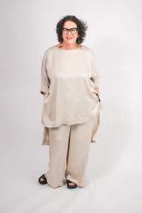 Under 100: TCD Dawson Top - Champagne Satin