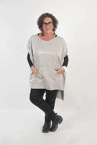 Under 100: TCD Step Two It Top - soft Grey Weatherproof