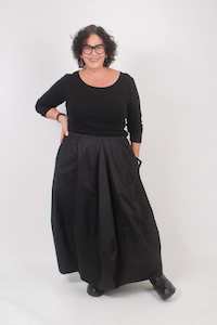 TCD Salem Skirt- Black (LUCKY LAST size 5)