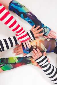 Red Pink: TCD - Hand Stockings
