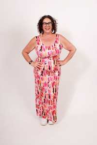 Prints Essentials: TCD Long La Bella Dress - Lipstick Print