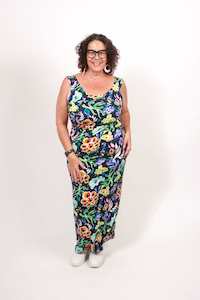 Prints Essentials: TCD Long La Bella Dress - Navy Floral Print