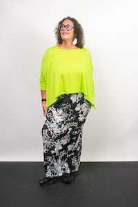 Lockdown Crop: TCD Lockdown Crop Top - Neon Green Merino