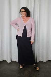 Lovers Collection: TCD Portia Cardigan - Dusky Pink Mesh