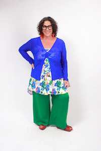TCD Portia Cardigan -  Cobalt blue Mesh