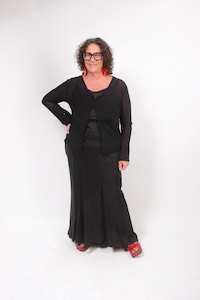 TCD Portia Cardigan -  Black Mesh