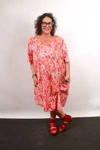TCD Tranquil Dress - Coral Peach