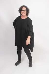 TCD Habitat Top - Black Merino Wool