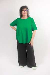 TCD Curve Tee - Kelly Green