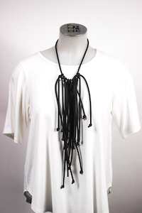 Under 200: Mikas - Taki Necklace - Black