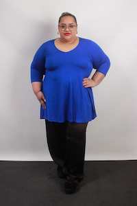 TCD Evie Tee (T-Shirt) - Cobalt Blue