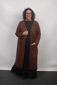 TCD Cardigan - Chocolate Brown