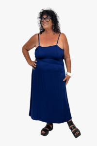 Tcd The Carpenters Daughter: TCD Steph Slip Dress - Cobalt Blue