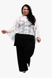 Under 200: Gorjis Cove Top - Cream