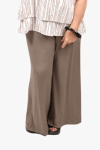 Under 300: TCD Suzie Wide Leg Pants - Mouse