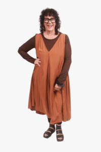 TCD Godet Dress - Cinnamon