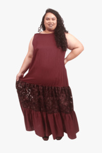 Gorjis Arlo Petticoat - Merlot Linen