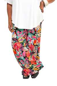 TCD Suzie Wide Leg Pants - Midnight Tropics