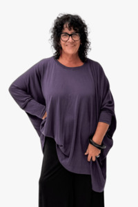 TCD Habitat Top - Purple Merino