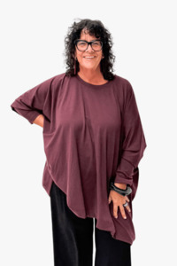 TCD Habitat Top - Plum Merino