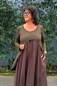 TCD Scoop D Top - Khaki