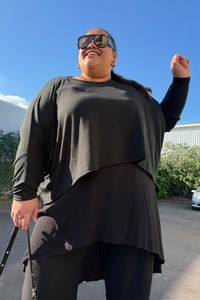 Tcd The Carpenters Daughter: TCD Lockdown Crop - Black Merino