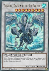 Duel Devastator: Trishula, Dragon of the Ice Barrier [DUDE-EN014] Ultra Rare