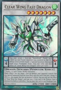 Duel Devastator: Clear Wing Fast Dragon [DUDE-EN011] Ultra Rare